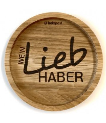 Holz-Untersetzer "Lieb"