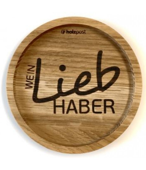Holz-Untersetzer "Lieb"