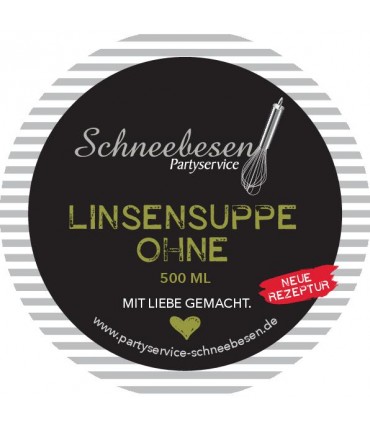 Linsensuppe Ohne 0,4l
